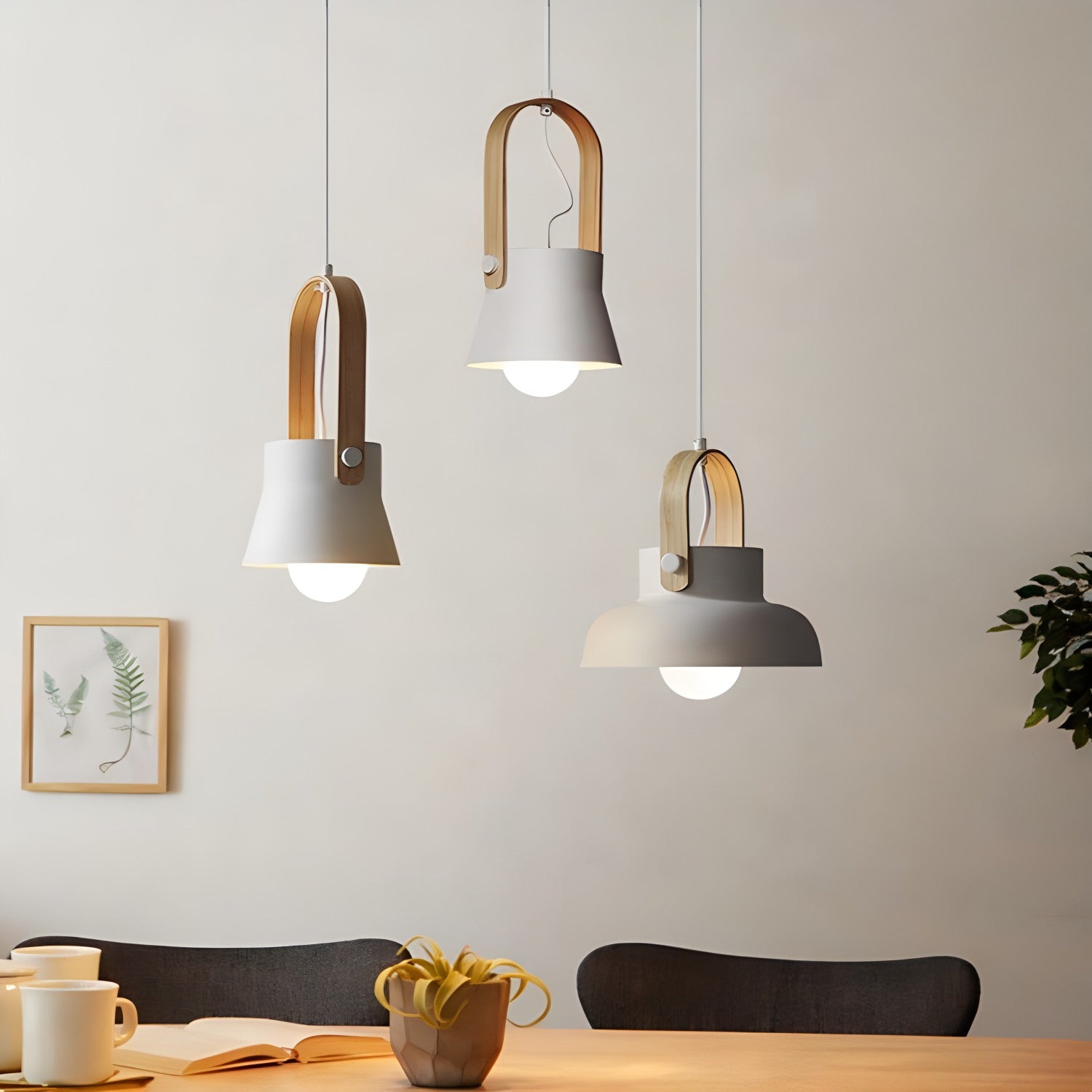 Antizer Nordic Macaron Pendant Light for Dining Room Kitchen