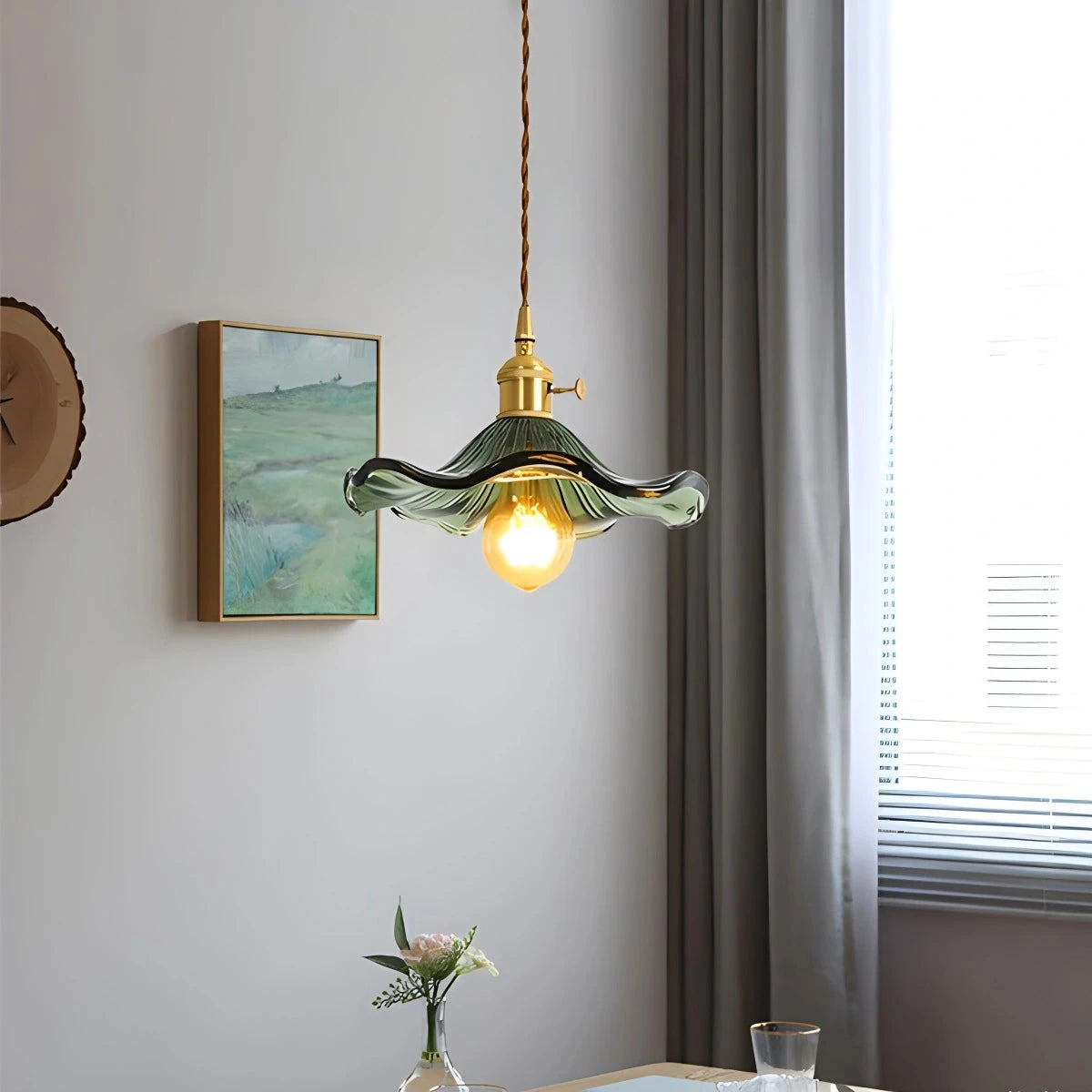 Antizer Nordic Japanese Glass Chandelier for Living Room