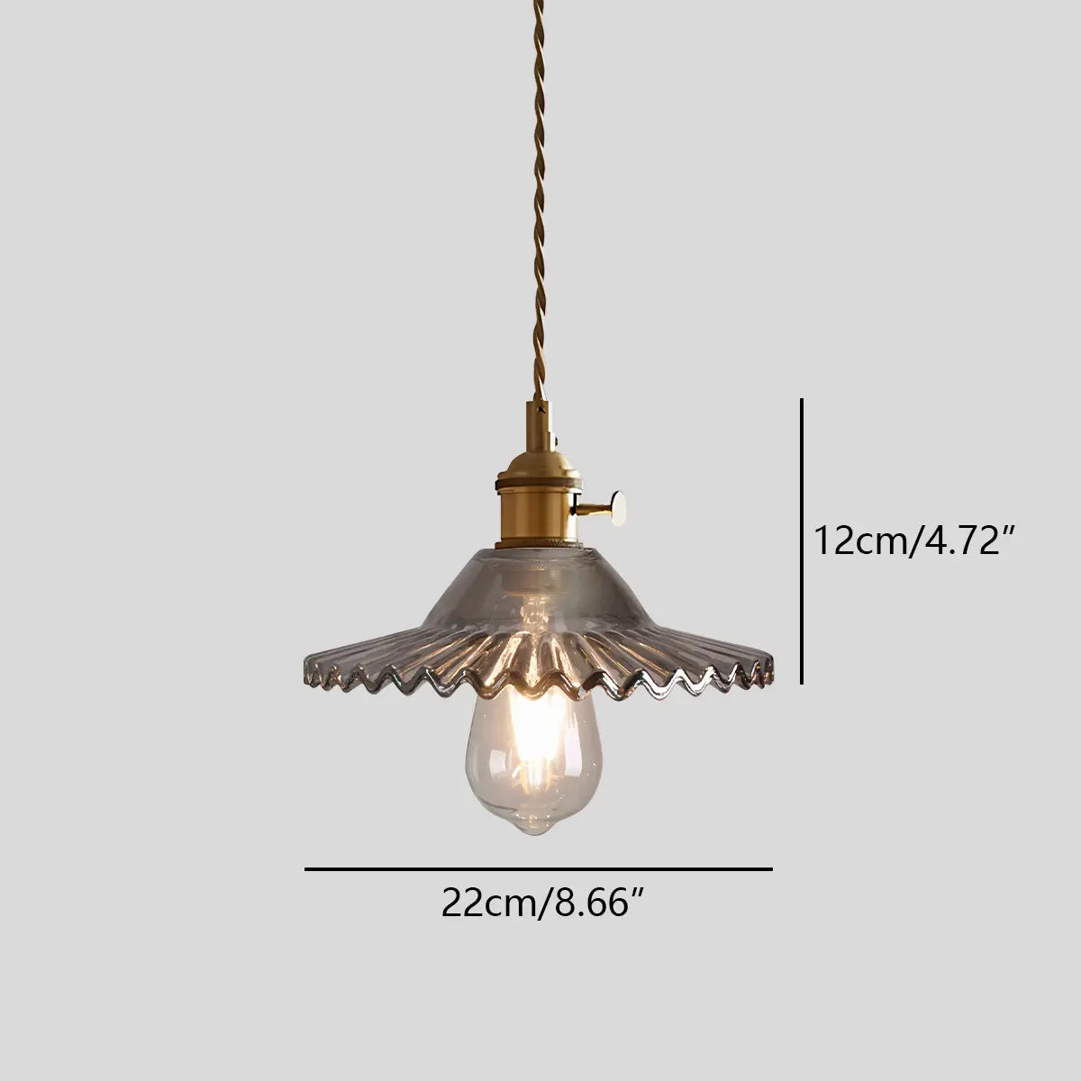 nordic glass pendant light