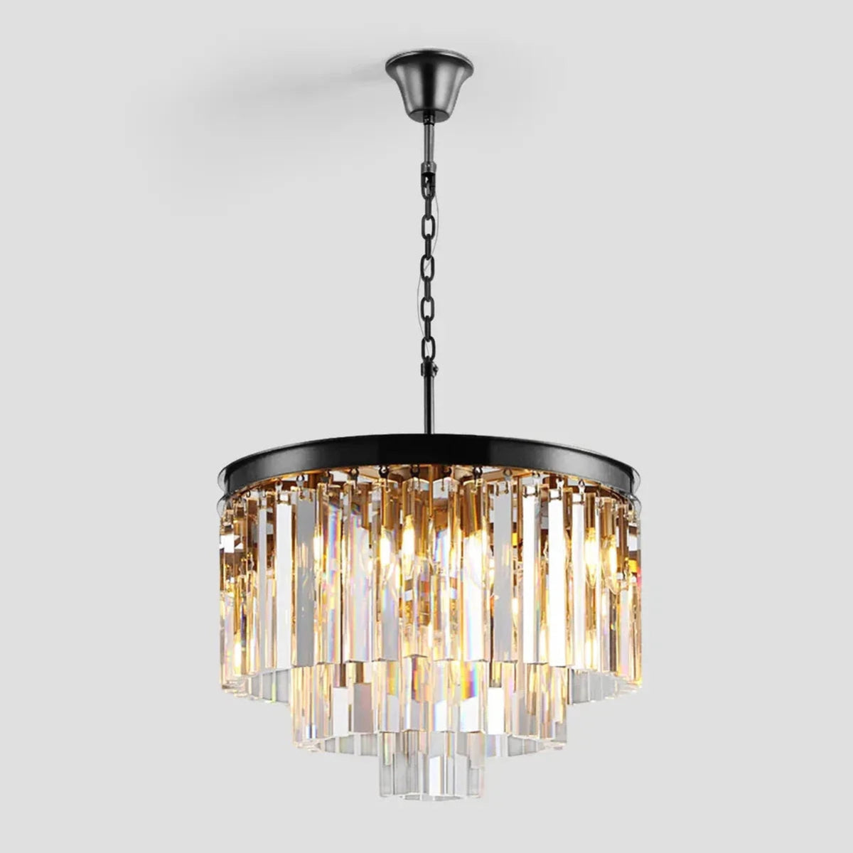 Antizer Odeon Crystal Multi-Layer Round Chandelier