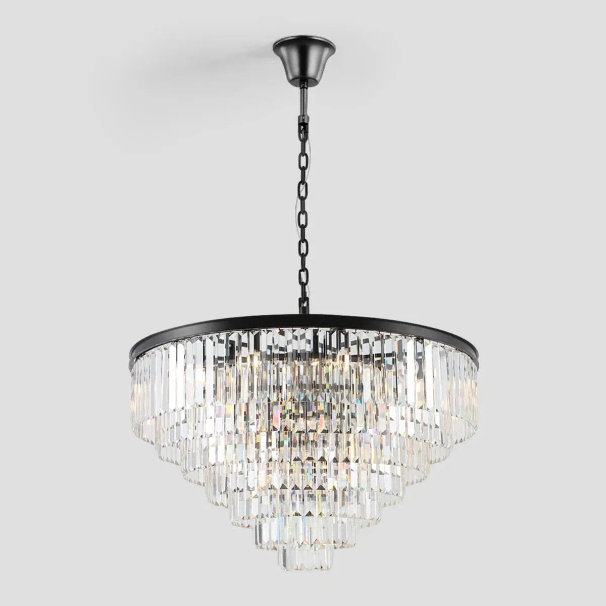 Antizer Odeon Crystal Multi-Layer Round Chandelier