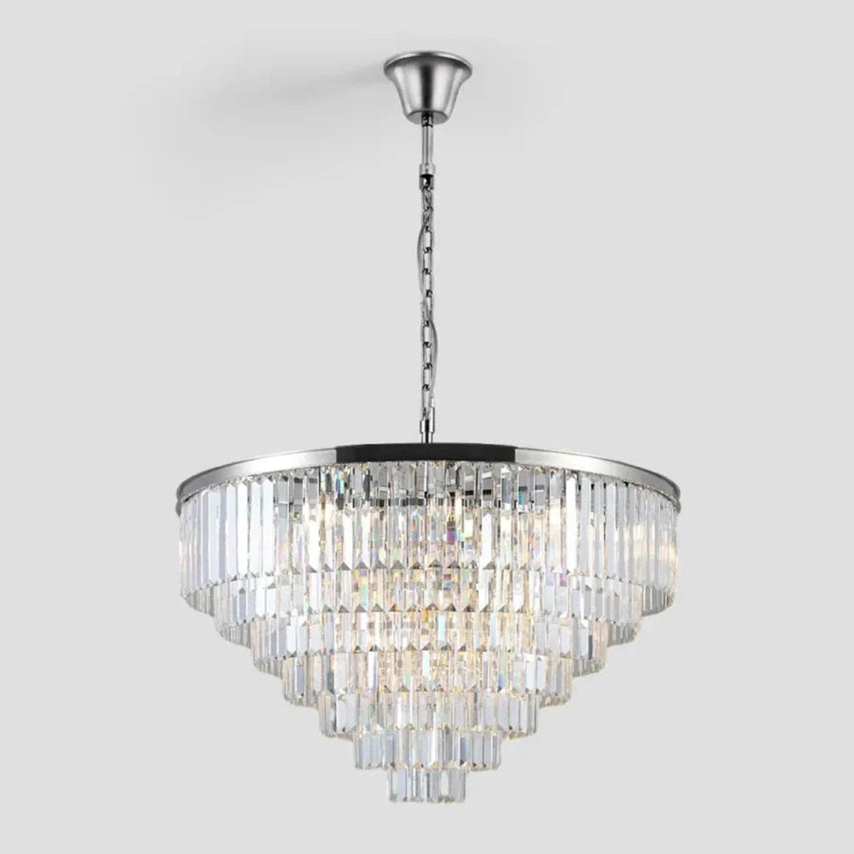 Antizer Odeon Crystal Multi-Layer Round Chandelier
