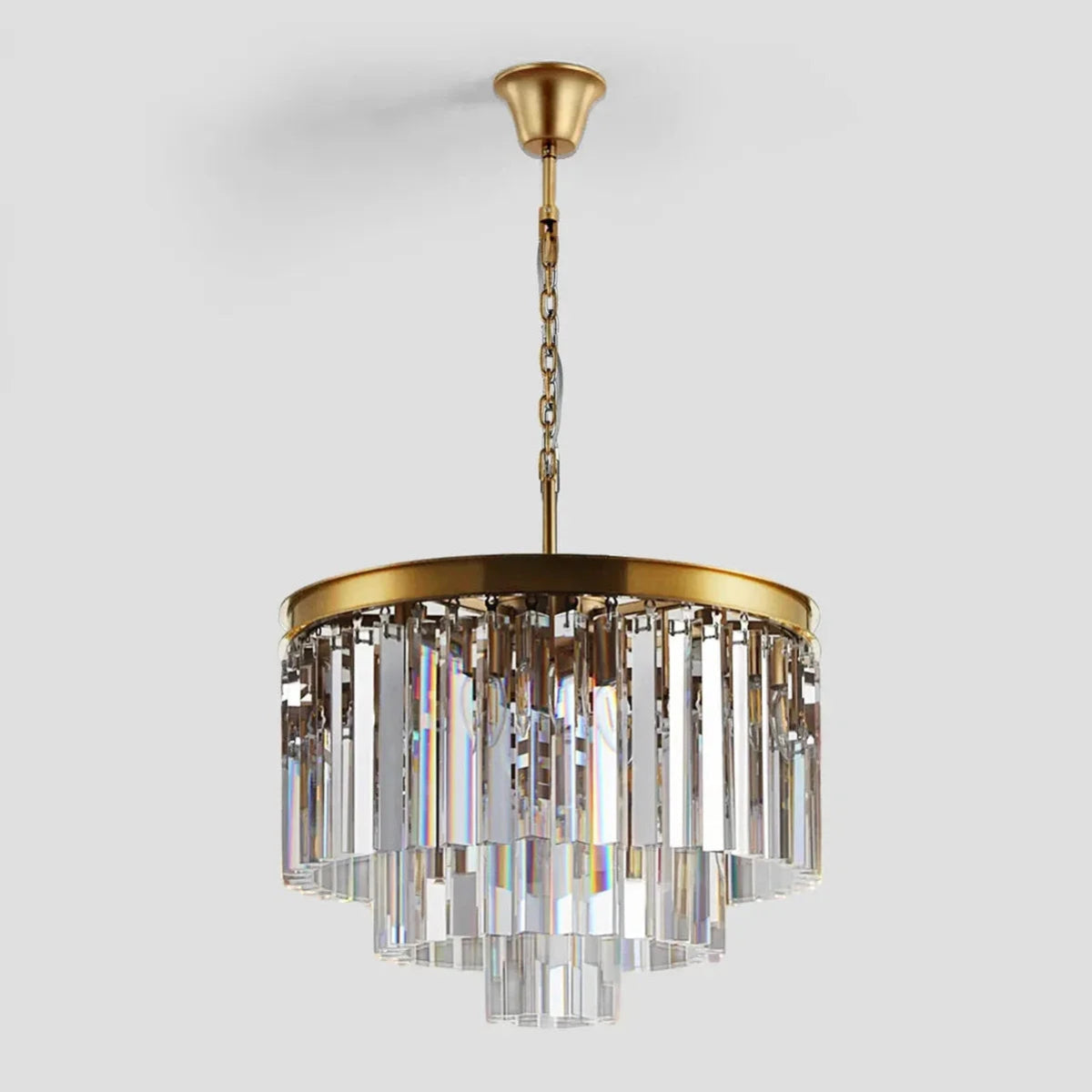 Antizer Odeon Crystal Multi-Layer Round Chandelier