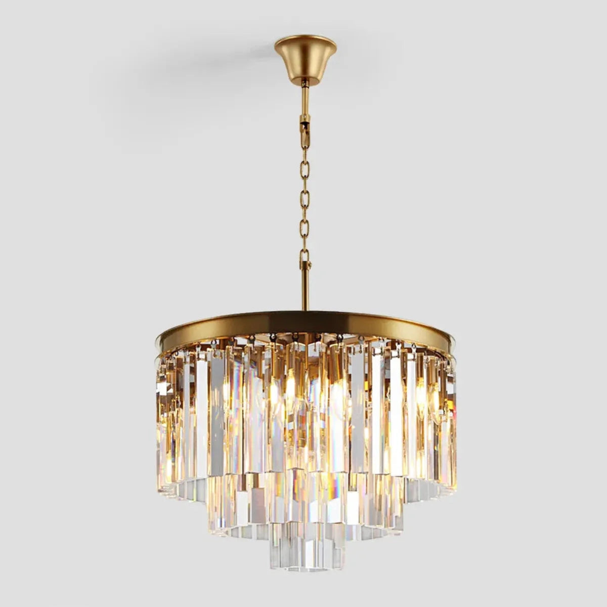 Antizer Odeon Crystal Multi-Layer Round Chandelier