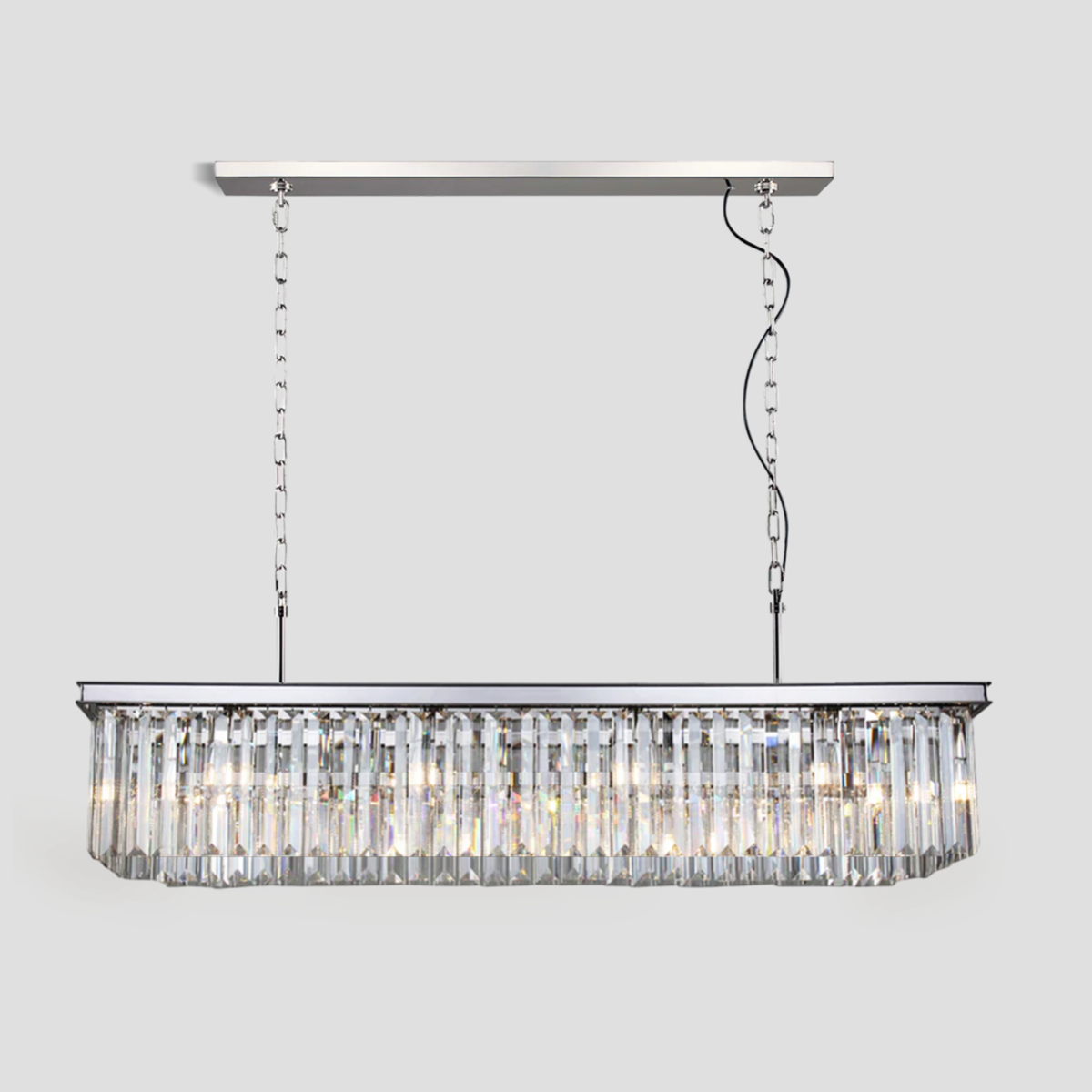 Antizer Odeon Crystal Rectangular Chandelier