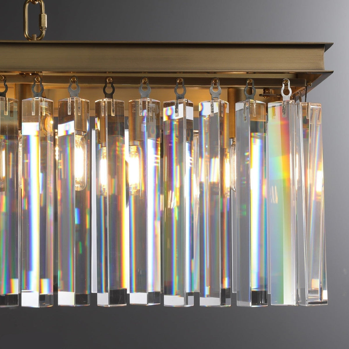 Antizer Odeon Crystal Rectangular Chandelier