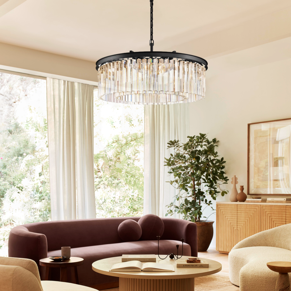 Antizer Odeon Crystal Round Chandelier