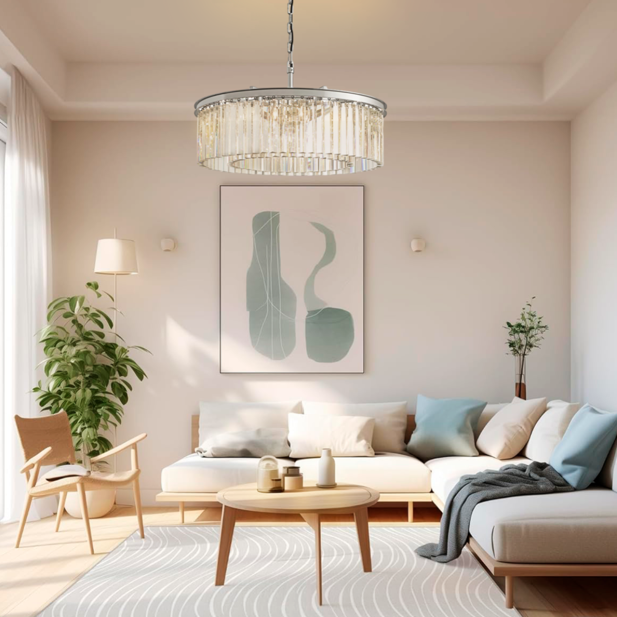 Antizer Odeon Crystal Round Chandelier