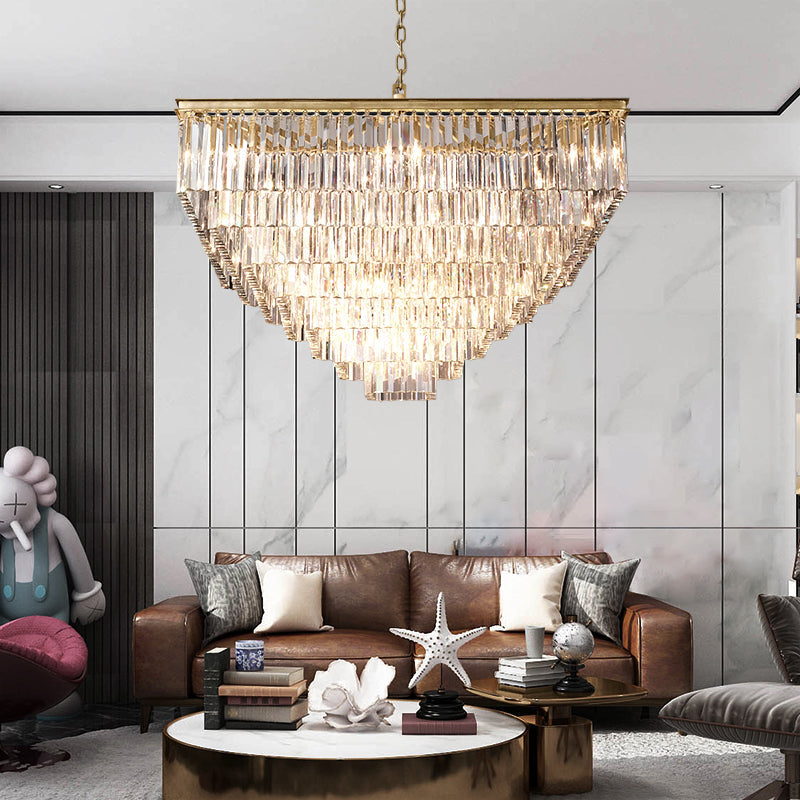 Antizer Odeon Square Crystal Chandelier