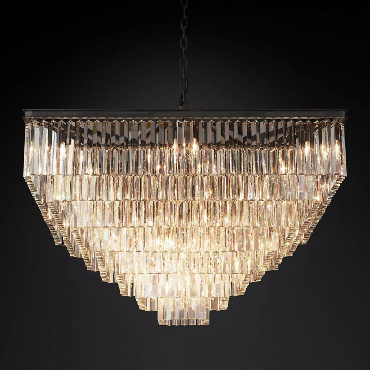 Antizer Odeon Square Crystal Chandelier