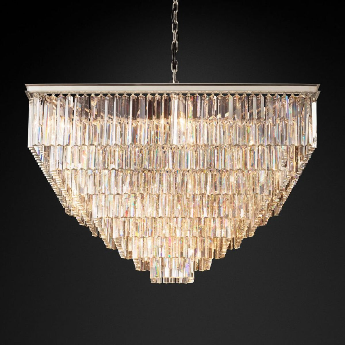 Antizer Odeon Square Crystal Chandelier