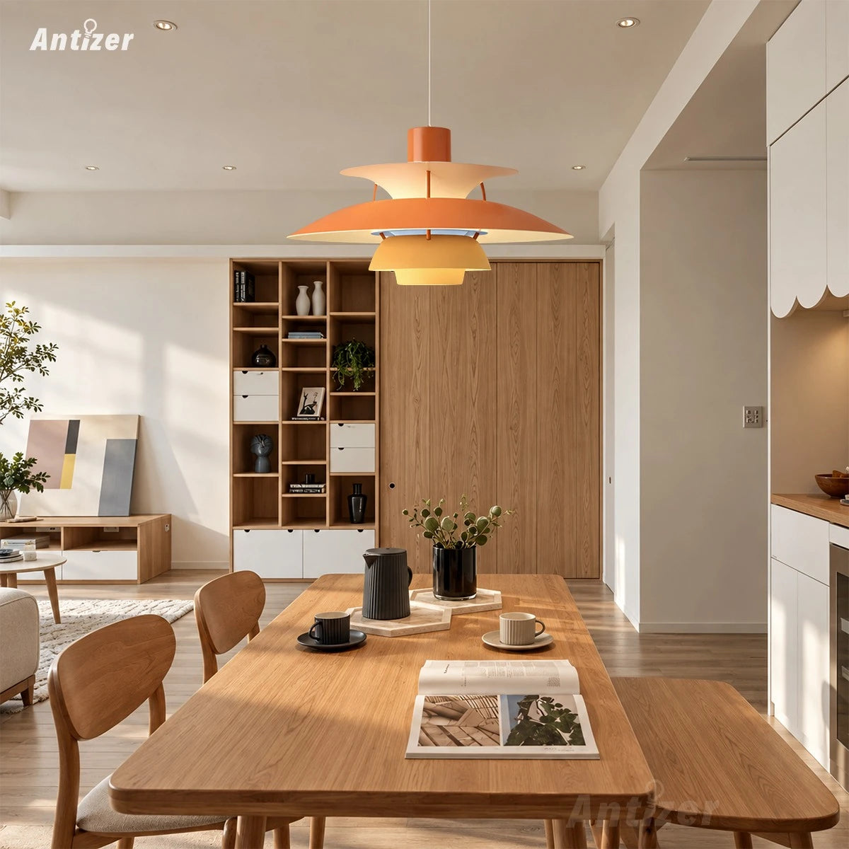 Antizer Modern Nordic Style Multi-layer Hanging Pendant Light