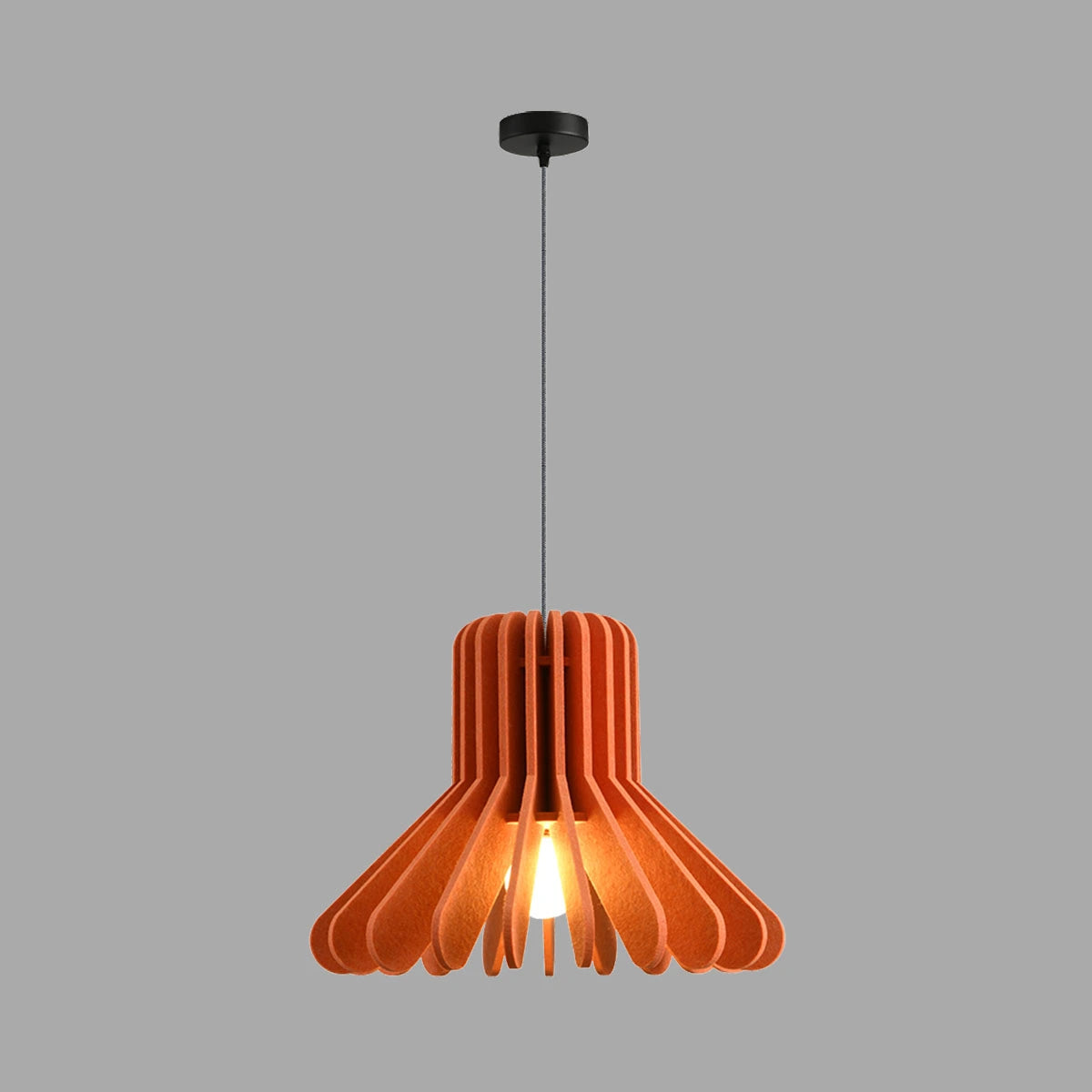 Antizer Nordic Octopus Felt Acoustic Pendant Light Orange