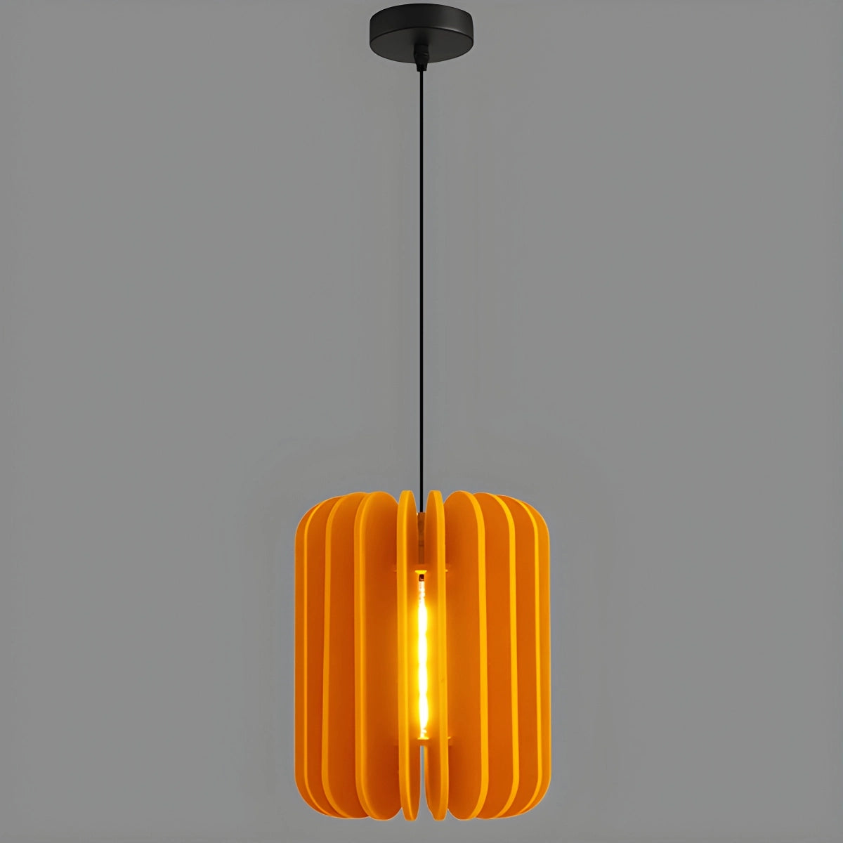 Antizer Pumpkin Slice Acoustic Pendant Light Yellow Small-D32.5cm / 12.80"