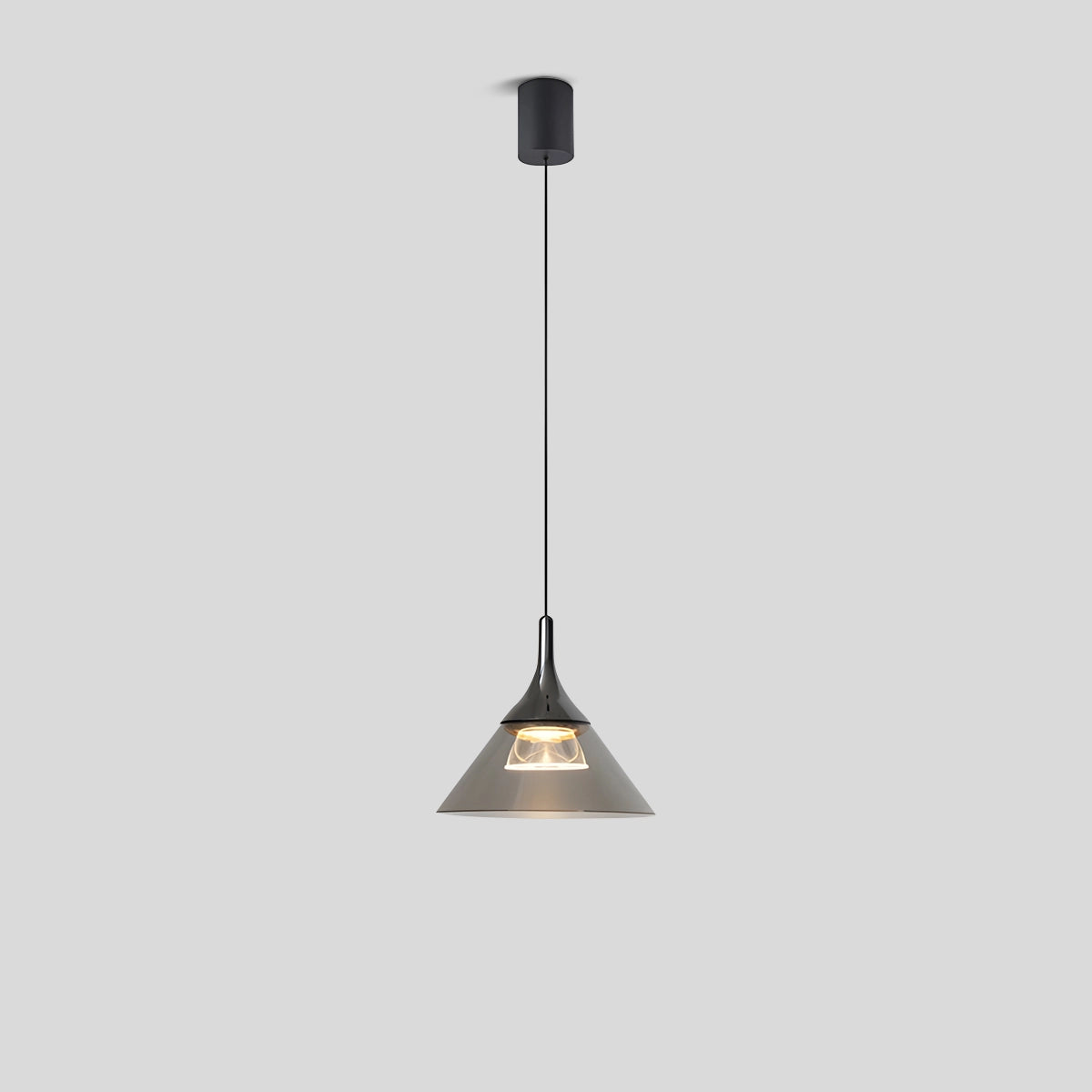 Antizer Nordic Led Art Pendant Light for Dining Room Pearl Black Warm Light