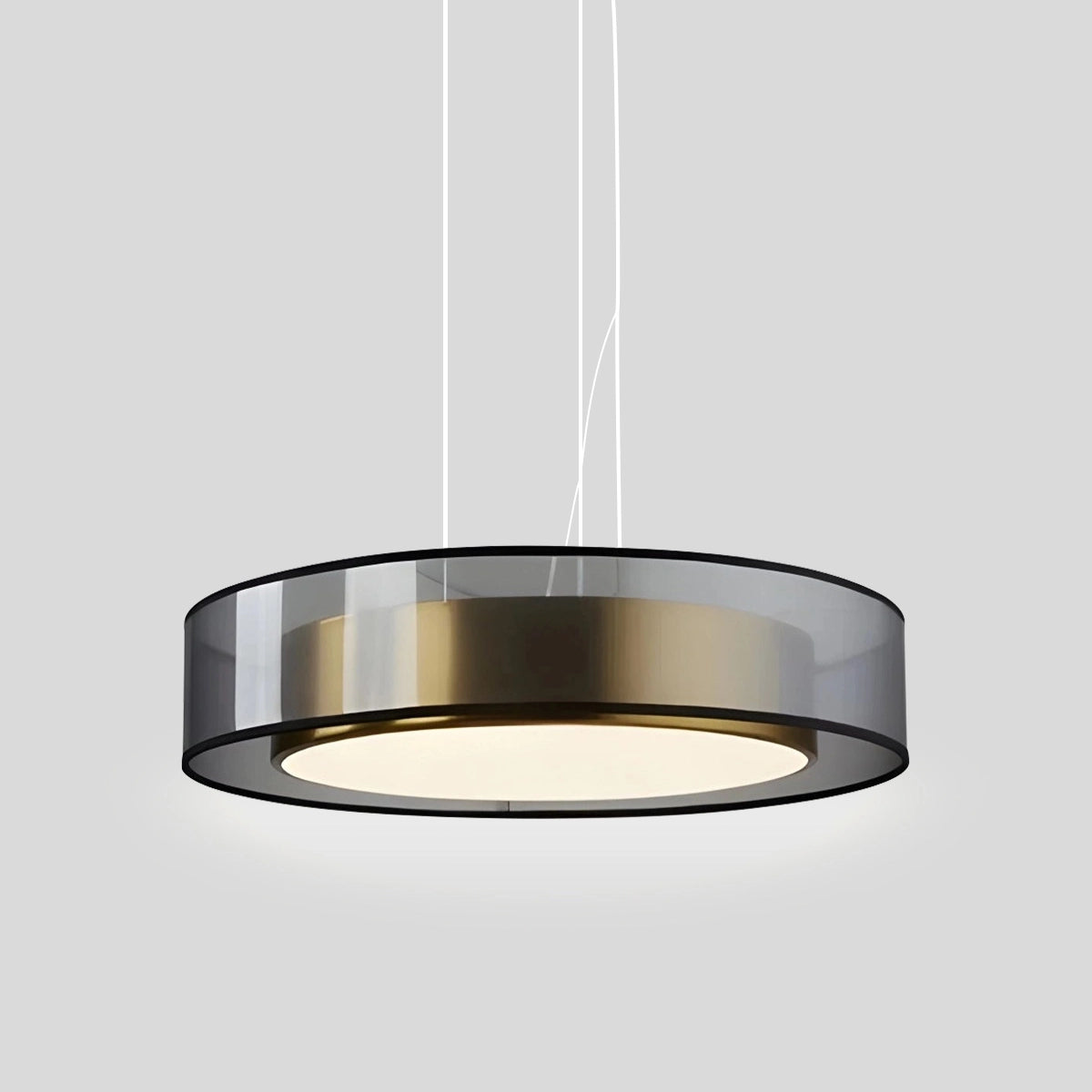 Antizer Simple Round LED Copper Pendant Light Ceiling Lamp Pendant Light