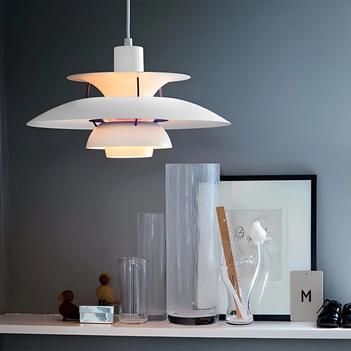 Antizer Modern Nordic Style Multi-layer Hanging Pendant Light