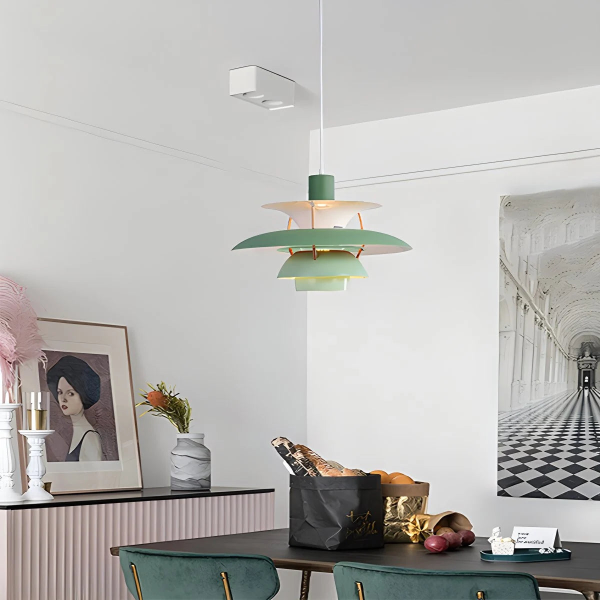 Antizer Modern Nordic Style Multi-layer Hanging Pendant Light