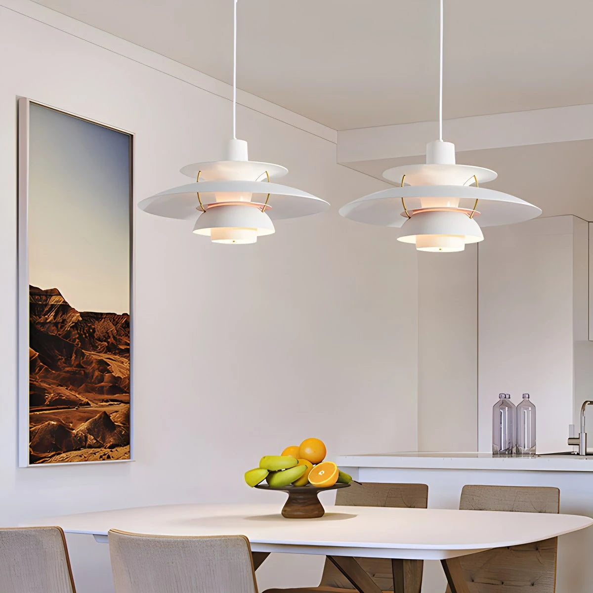 Antizer Modern Nordic Style Multi-layer Hanging Pendant Light