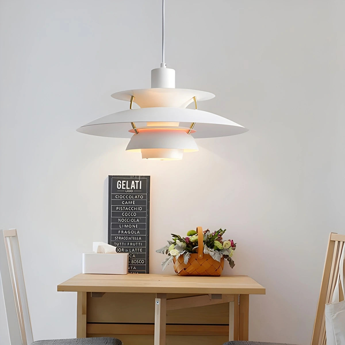 Antizer Modern Nordic Style Multi-layer Hanging Pendant Light