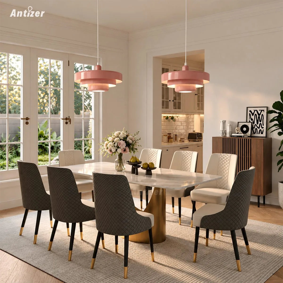 Antizer Modern LED Dining Room Pendant Light