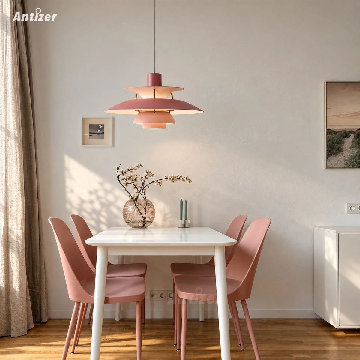 Antizer Modern Nordic Style Multi-layer Hanging Pendant Light