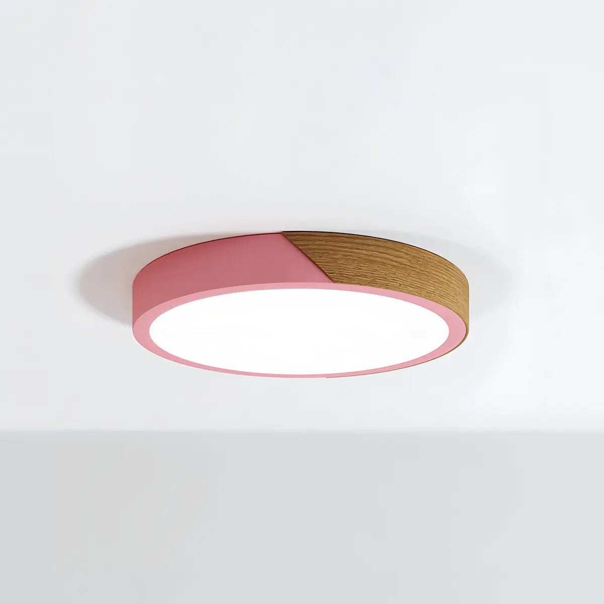 minimalist wood ceiling light