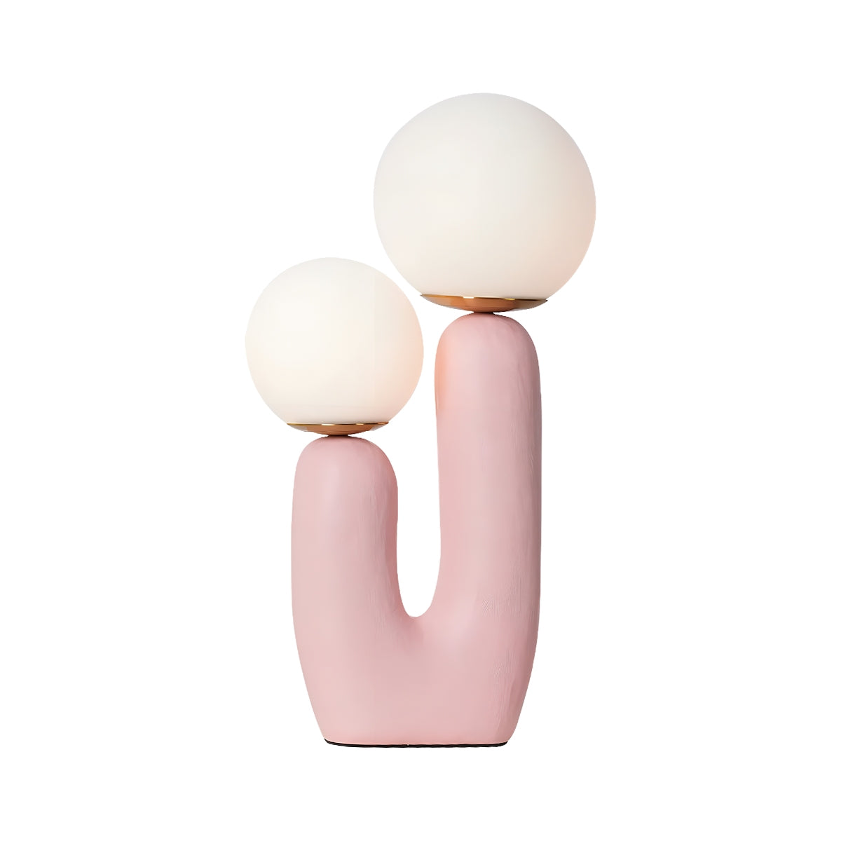 Antizer Oo Rough Resin Table Lamp Pink Dia 26cm x H 42cm / ∅10.24″x H 16.54"
