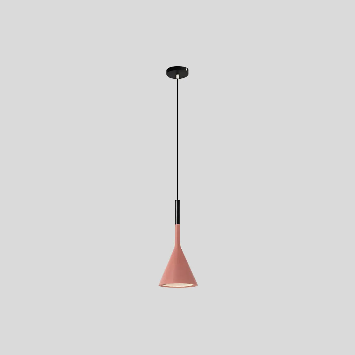 modern cone pendant light