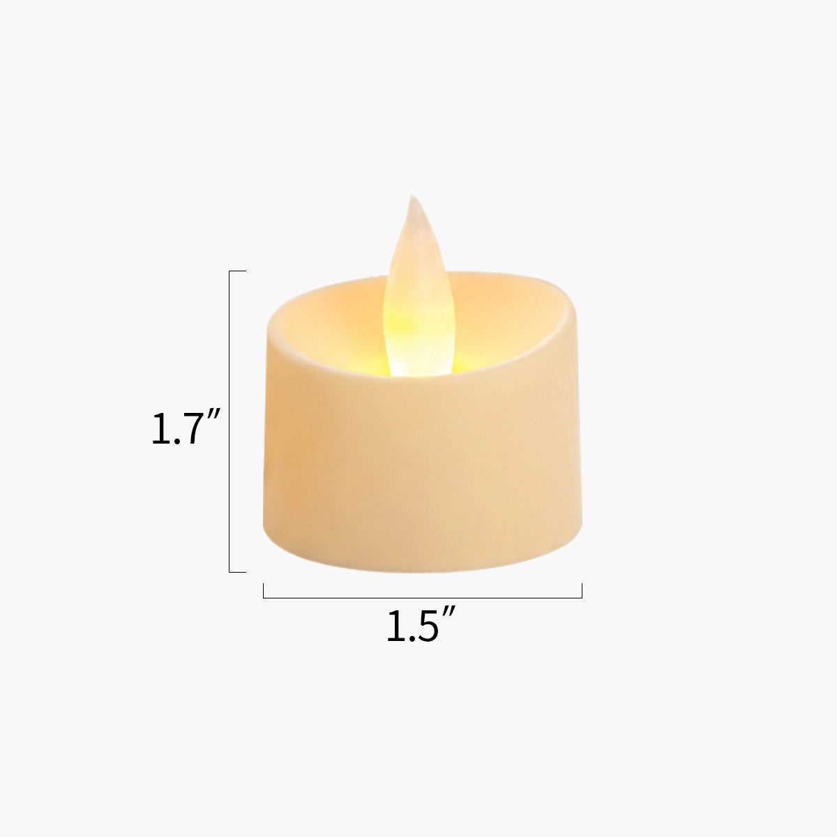 Antizer Realistic Flameless LED Tea Lights 100 Pack × 18