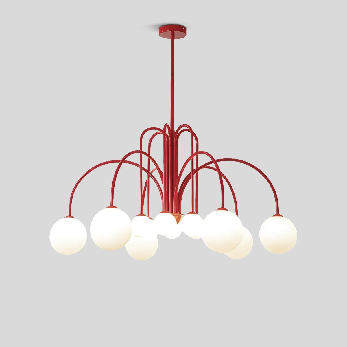 modern glass chandelier