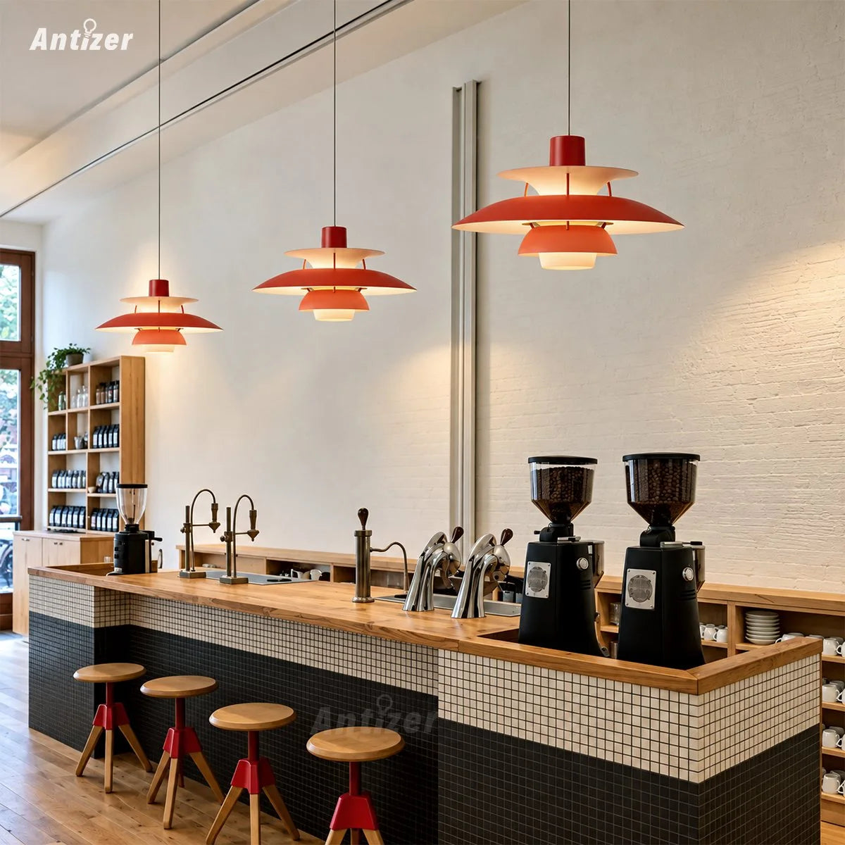 Antizer Modern Nordic Style Multi-layer Hanging Pendant Light