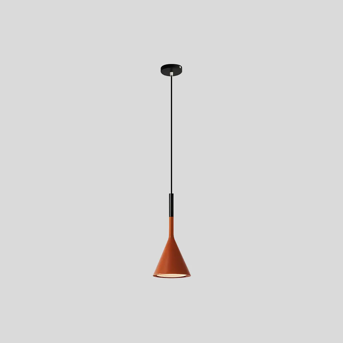 modern cone pendant light