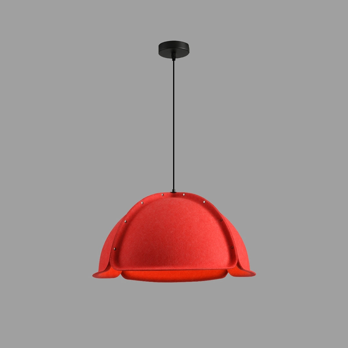 Antizer Nordic Simple Style Felt Pendant Light Red