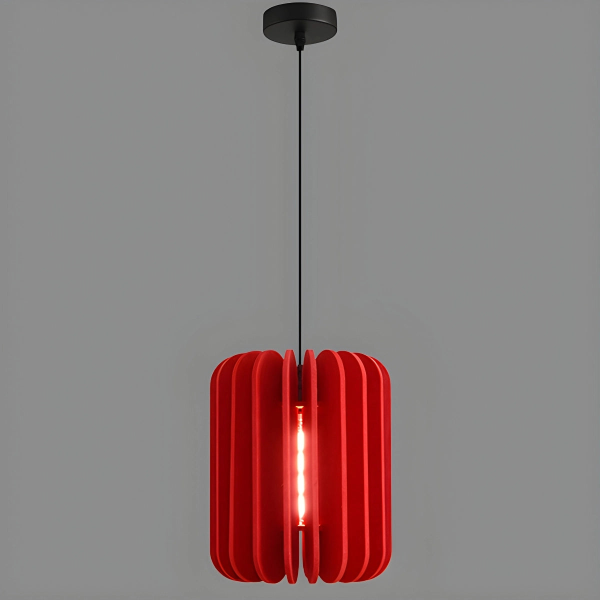 Antizer Pumpkin Slice Acoustic Pendant Light Red Small-D32.5cm / 12.80"