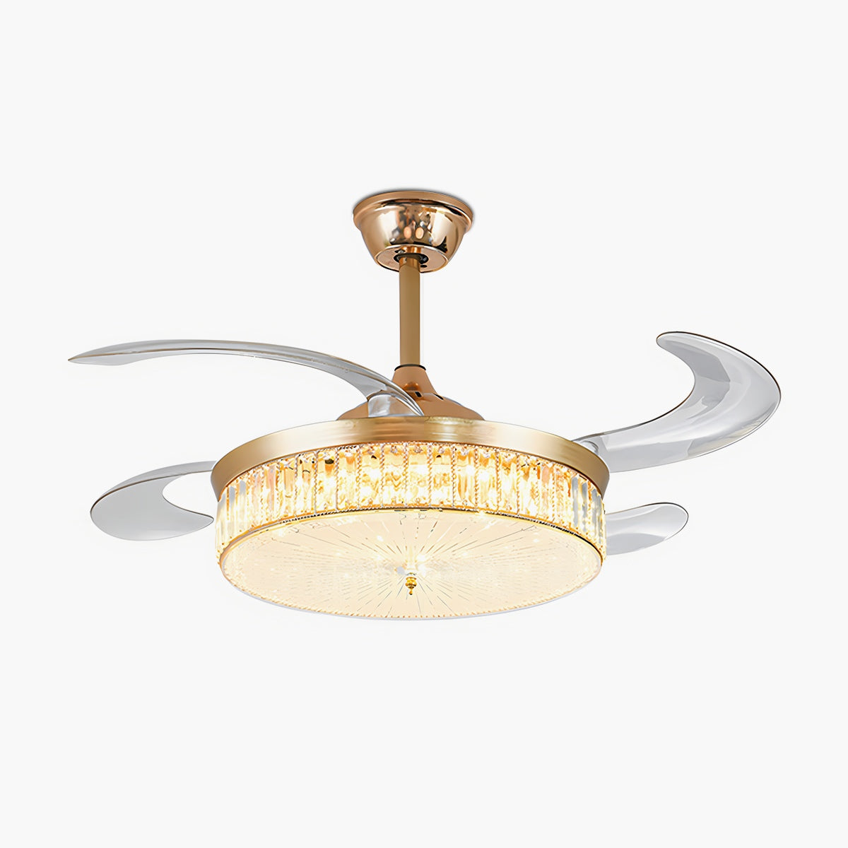 Antizer Remote Hugger Ceiling Fan Light