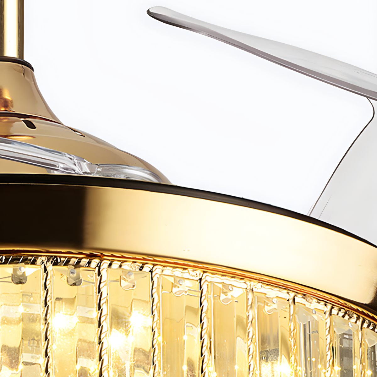Antizer Remote Hugger Ceiling Fan Light