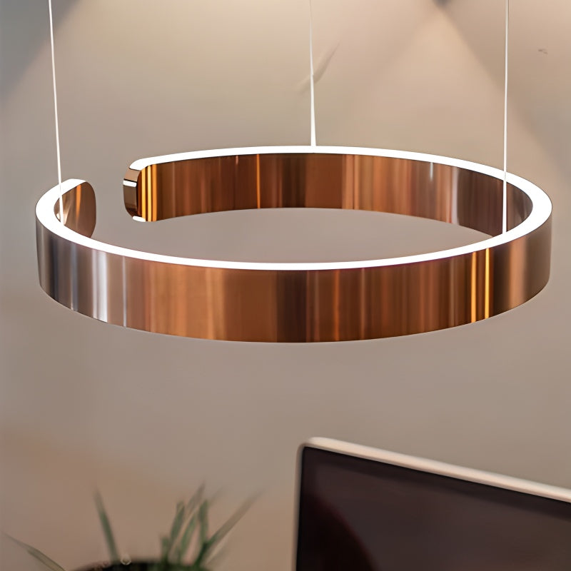 Antizer Modern Ring LED Chandelier for Living Room