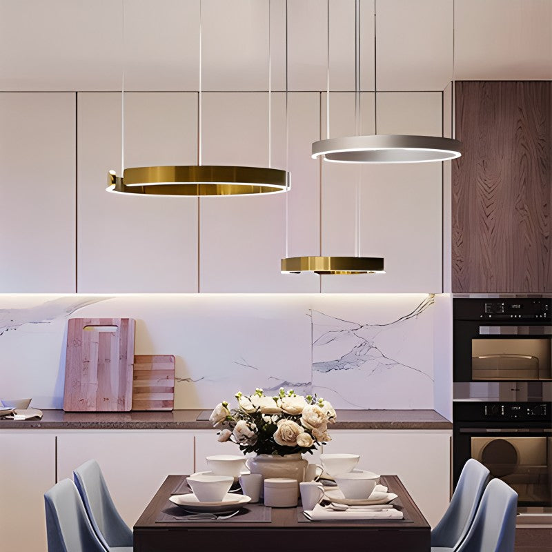 Antizer Modern Ring LED Chandelier for Living Room