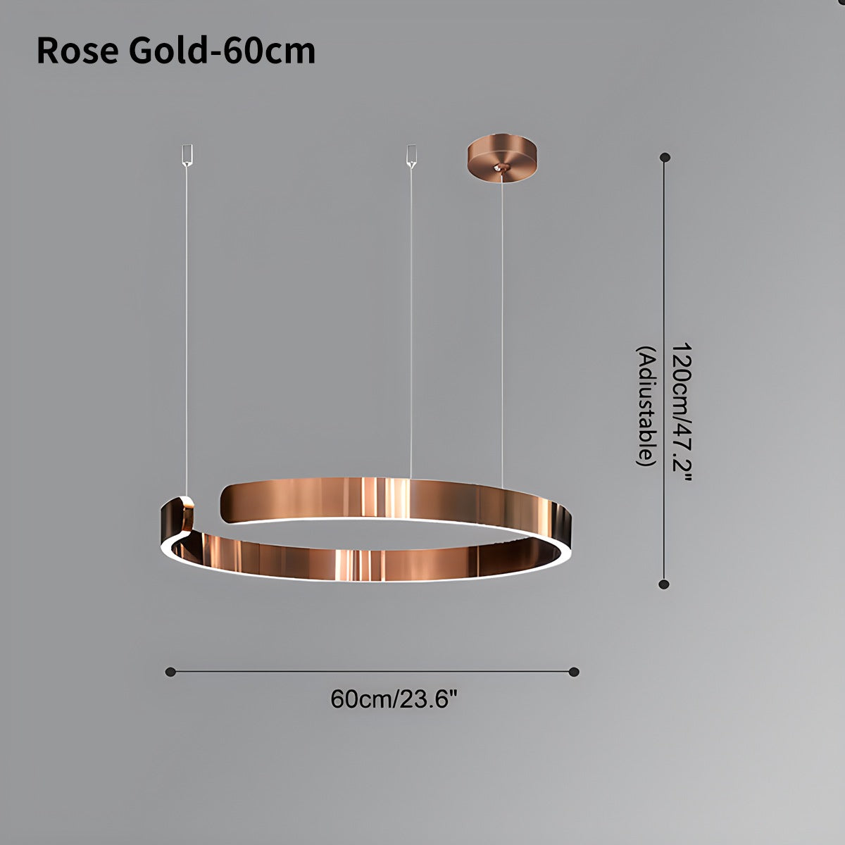 Antizer Modern Ring LED Chandelier for Living Room