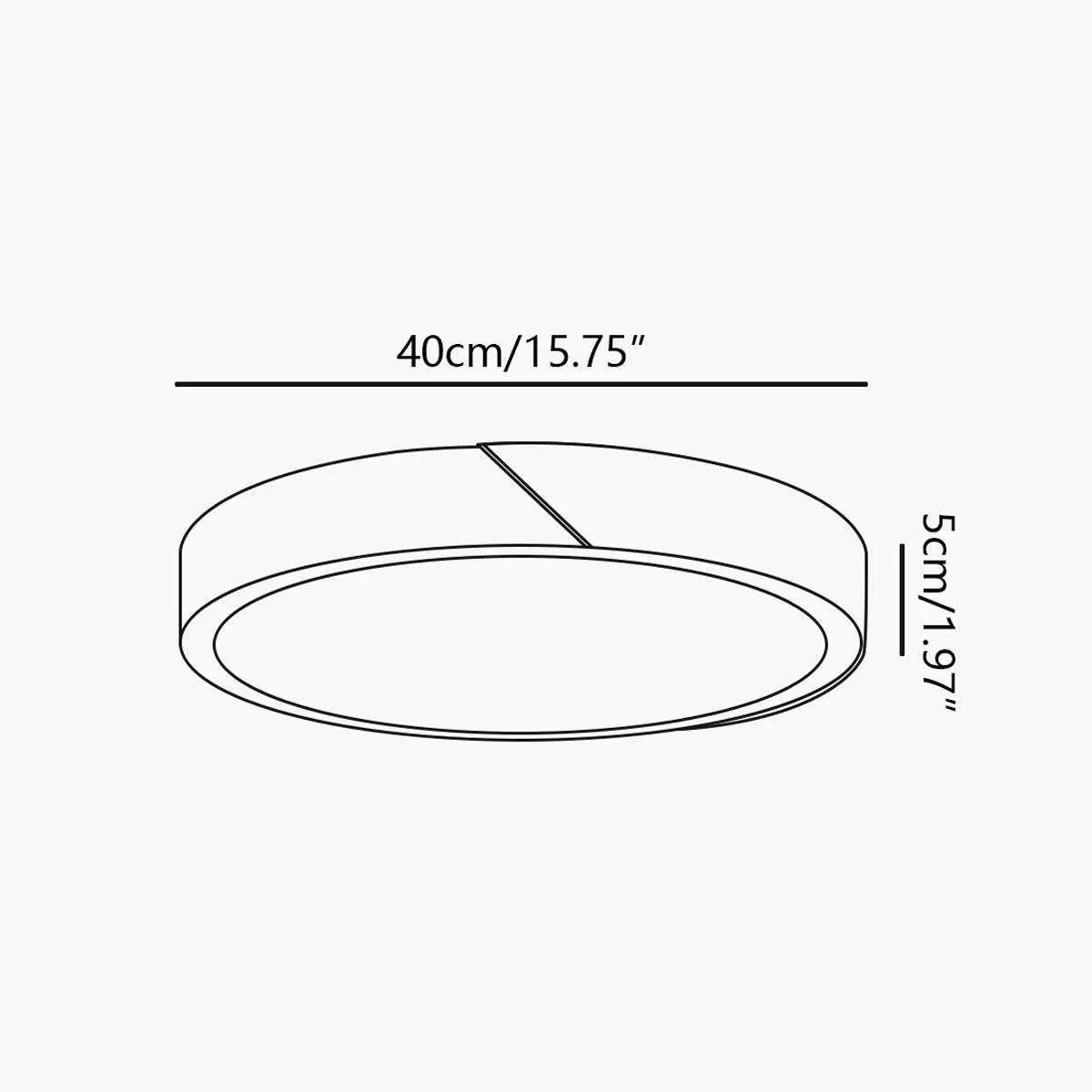 wood flush mount ceiling light size