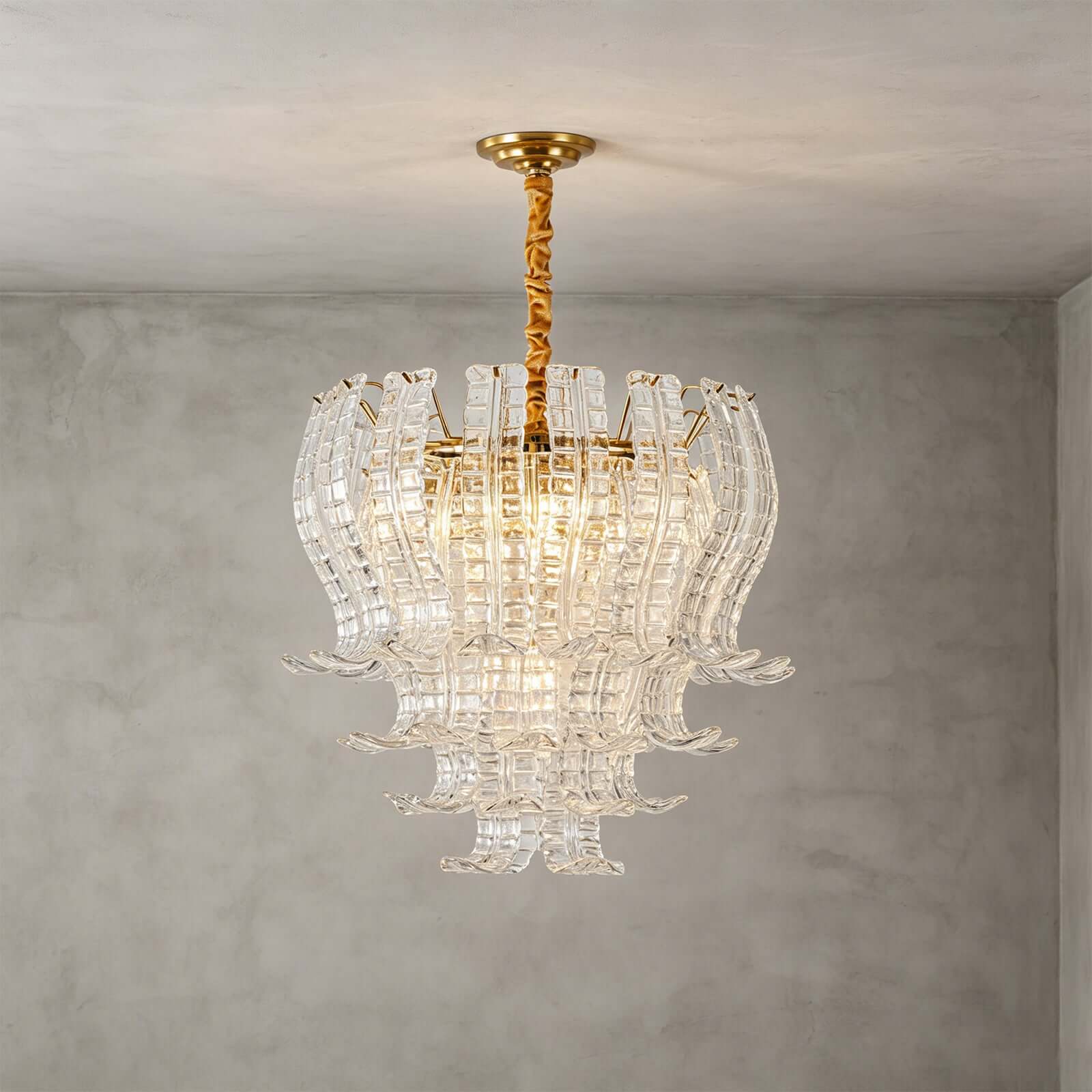 Rovella Chandelier | Murano Glass Light for Dining Room Foyer