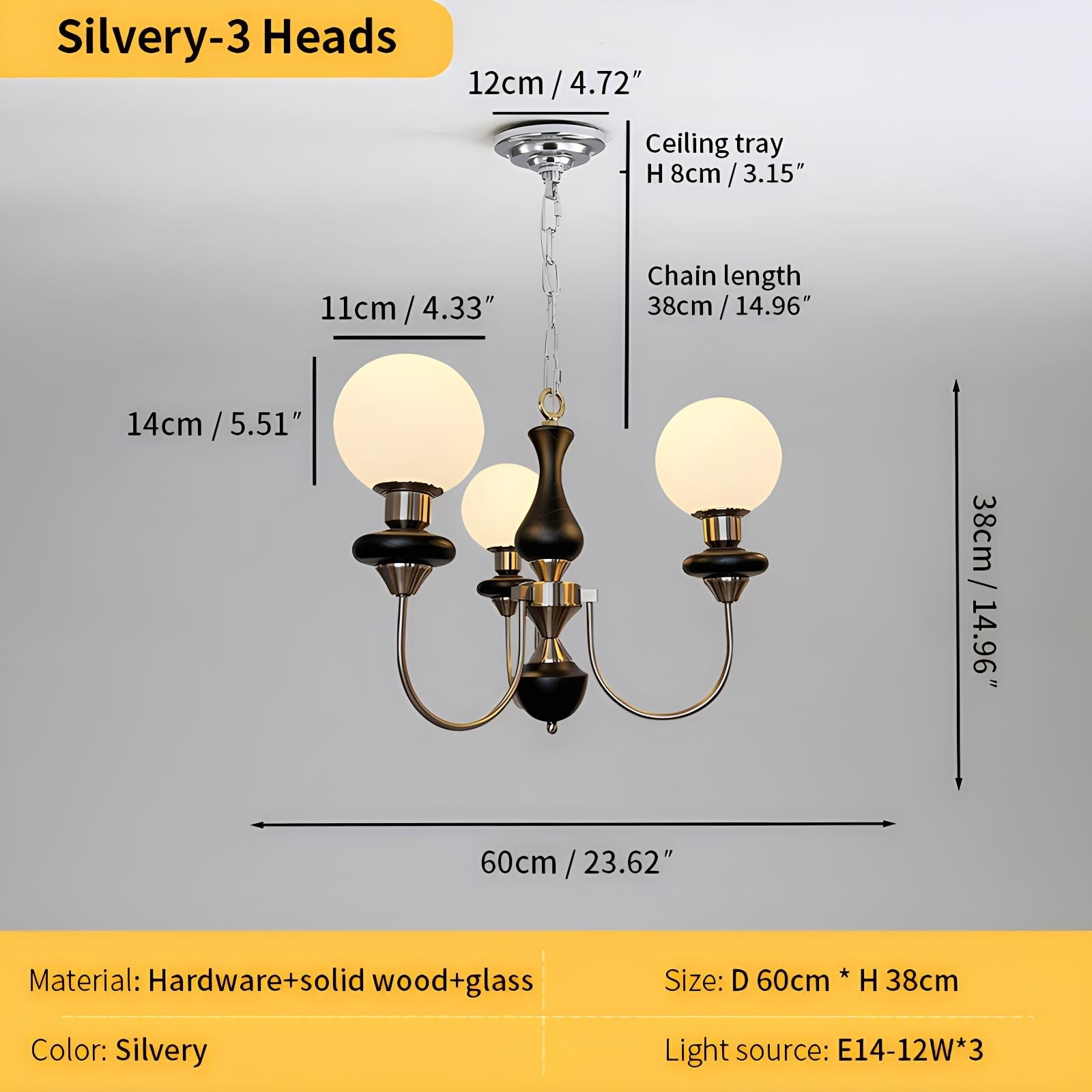 Antizer Modern Luxury Metal Chandelier