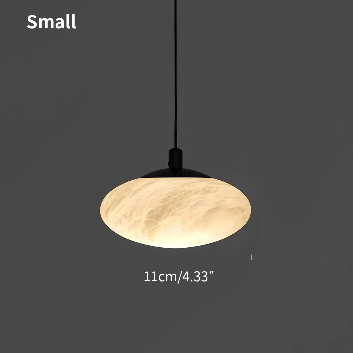Antizer Modern Oval Bedroom Spanish Alabaster Pendant Light