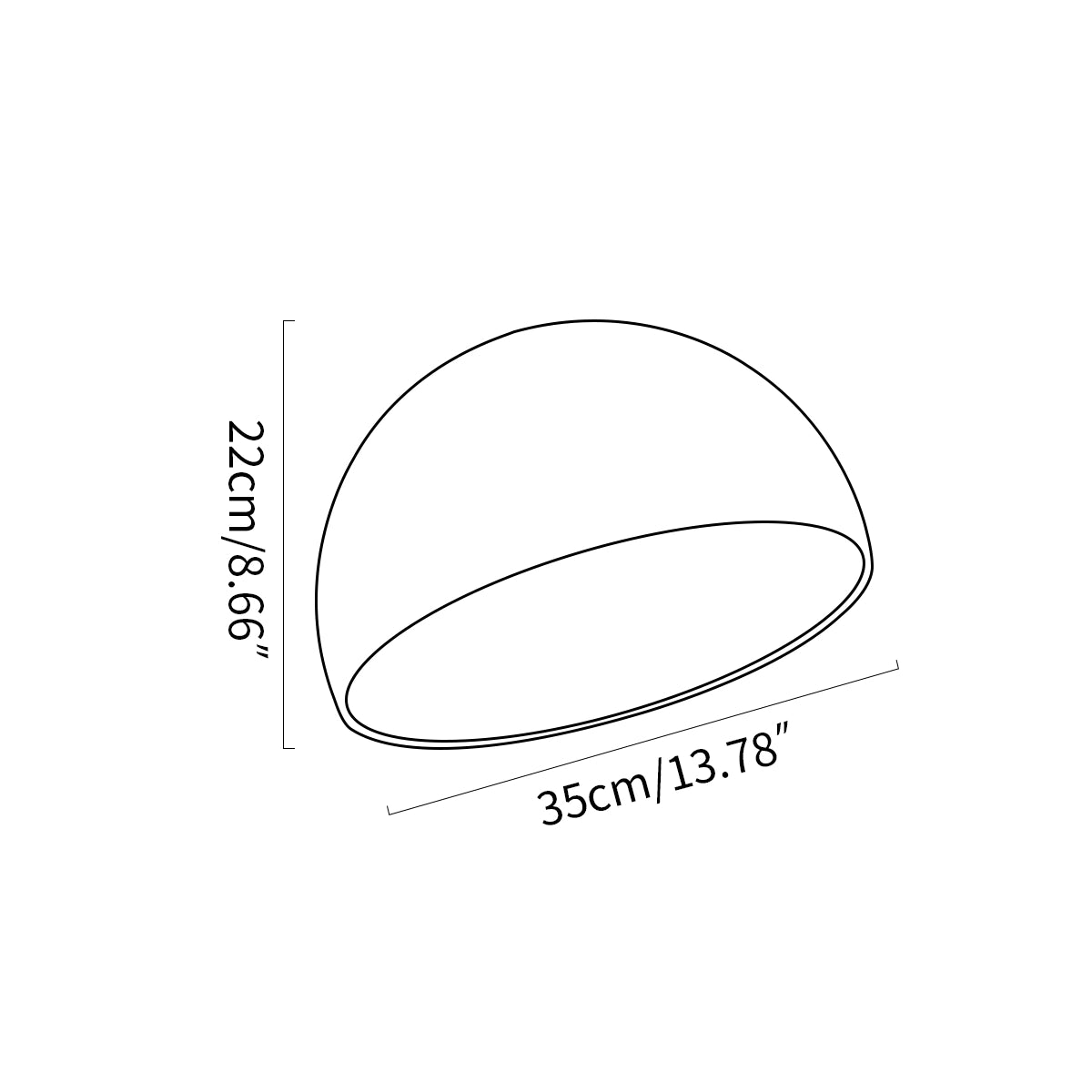Antizer Duo Plane/Slanted Ceiling Lamp