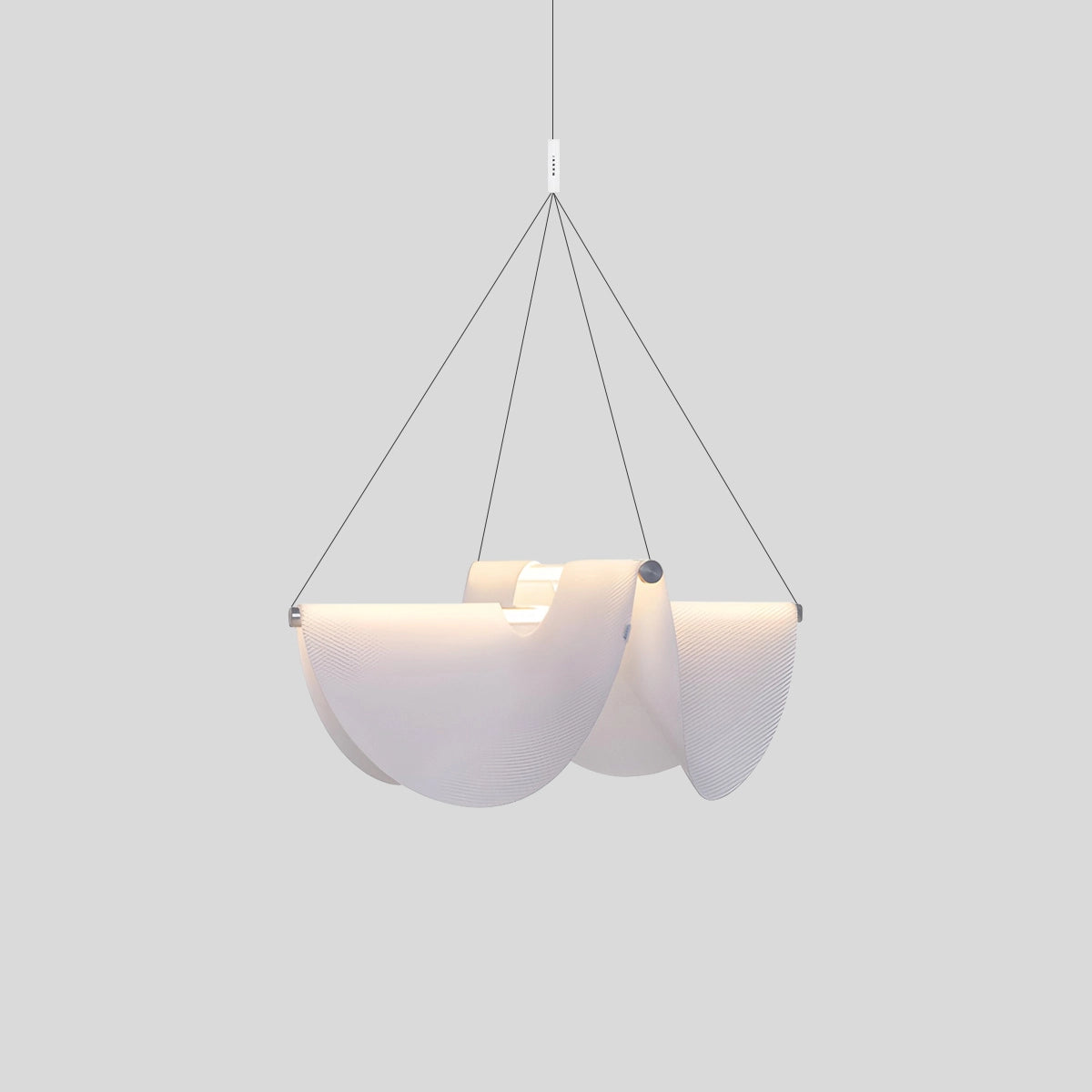 Antizer Moooi Drape Fabric Dining Room Pendant Light Small Warm Light