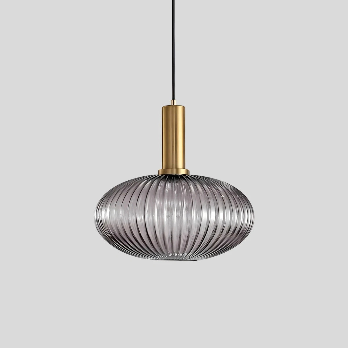 Antizer Nordic Vintage Glass Striped Pendant Light