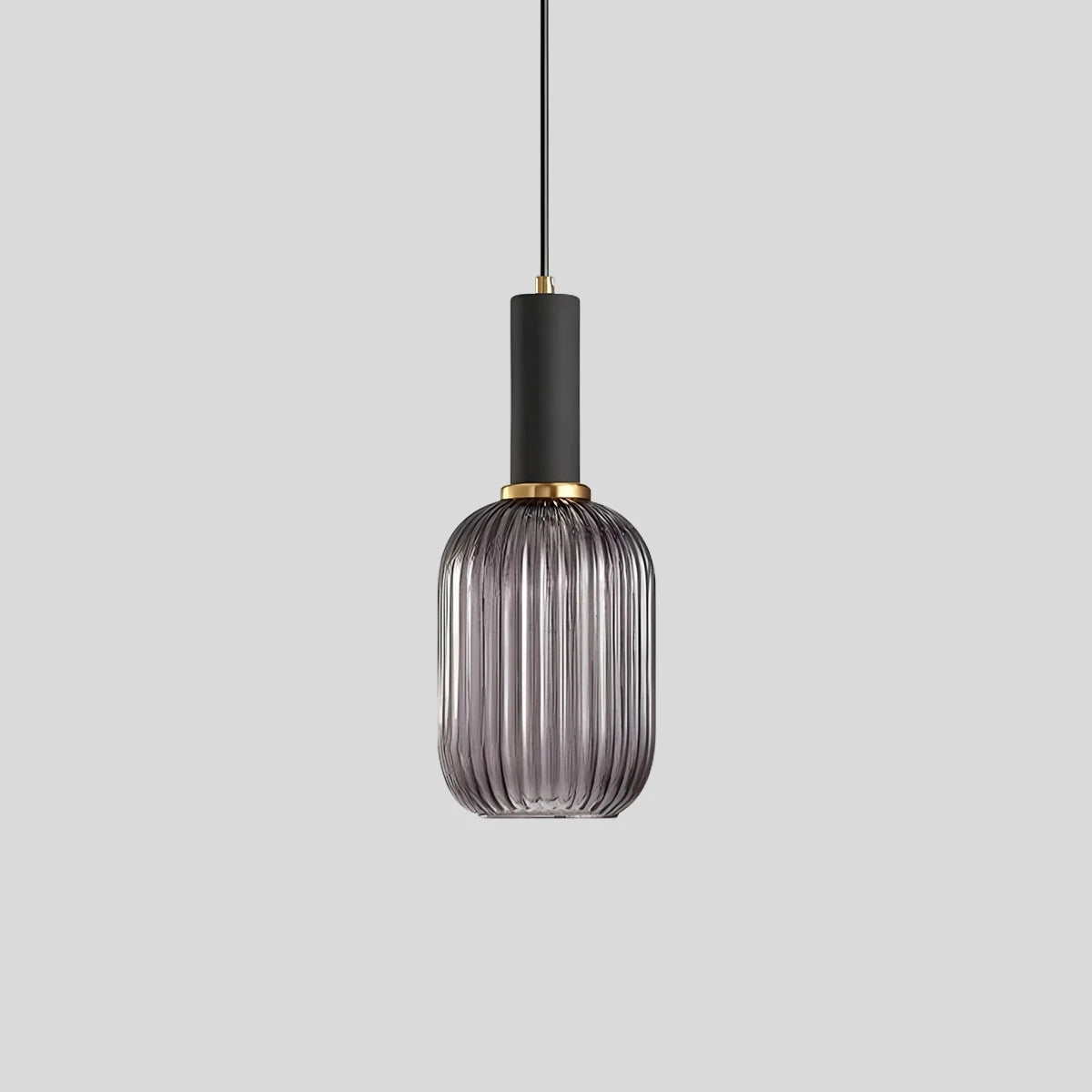 Antizer Nordic Vintage Glass Striped Pendant Light