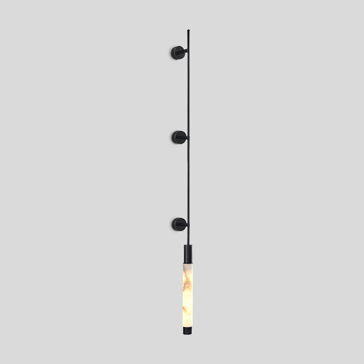 Antizer Modern Spanish Alabaster Long Strip Wall Lamp Style A-3 Base Black