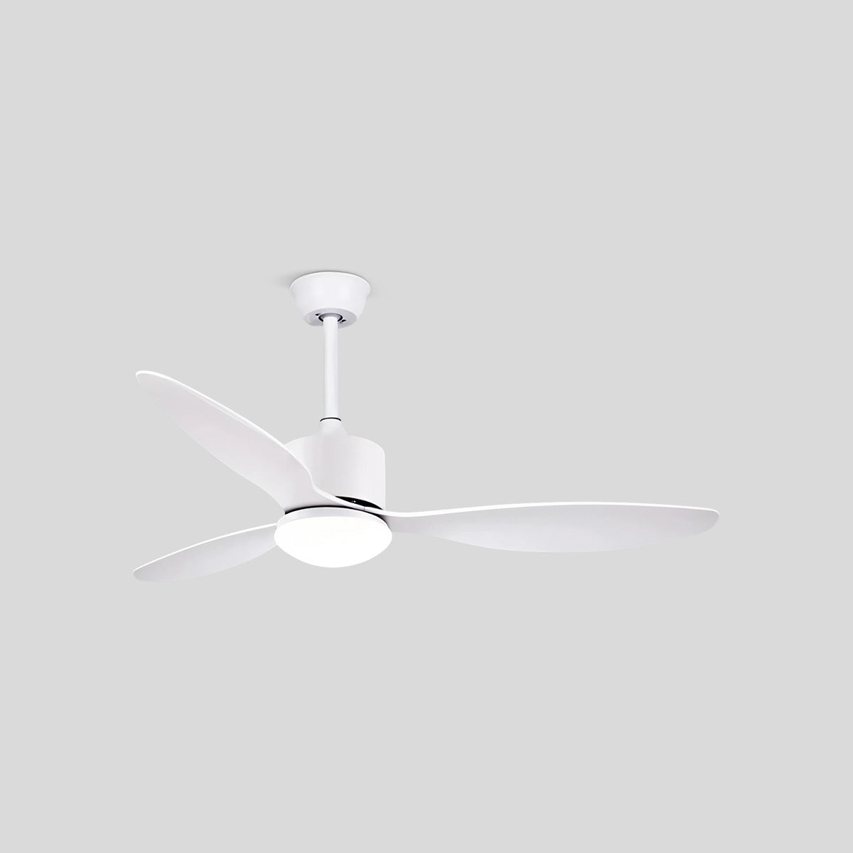 Antizer 3 Blade Modern Ceiling Fan with Light Style A White
